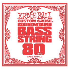 Струна для бас-гитар ERNIE BALL .080 Round Wound Bass P01680, фото 